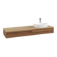 V&B Waschtischunterschrank ohne Frontstruktur Antao 160x50cm, HL, WBP-farbe hon. Oa, w. wal-1