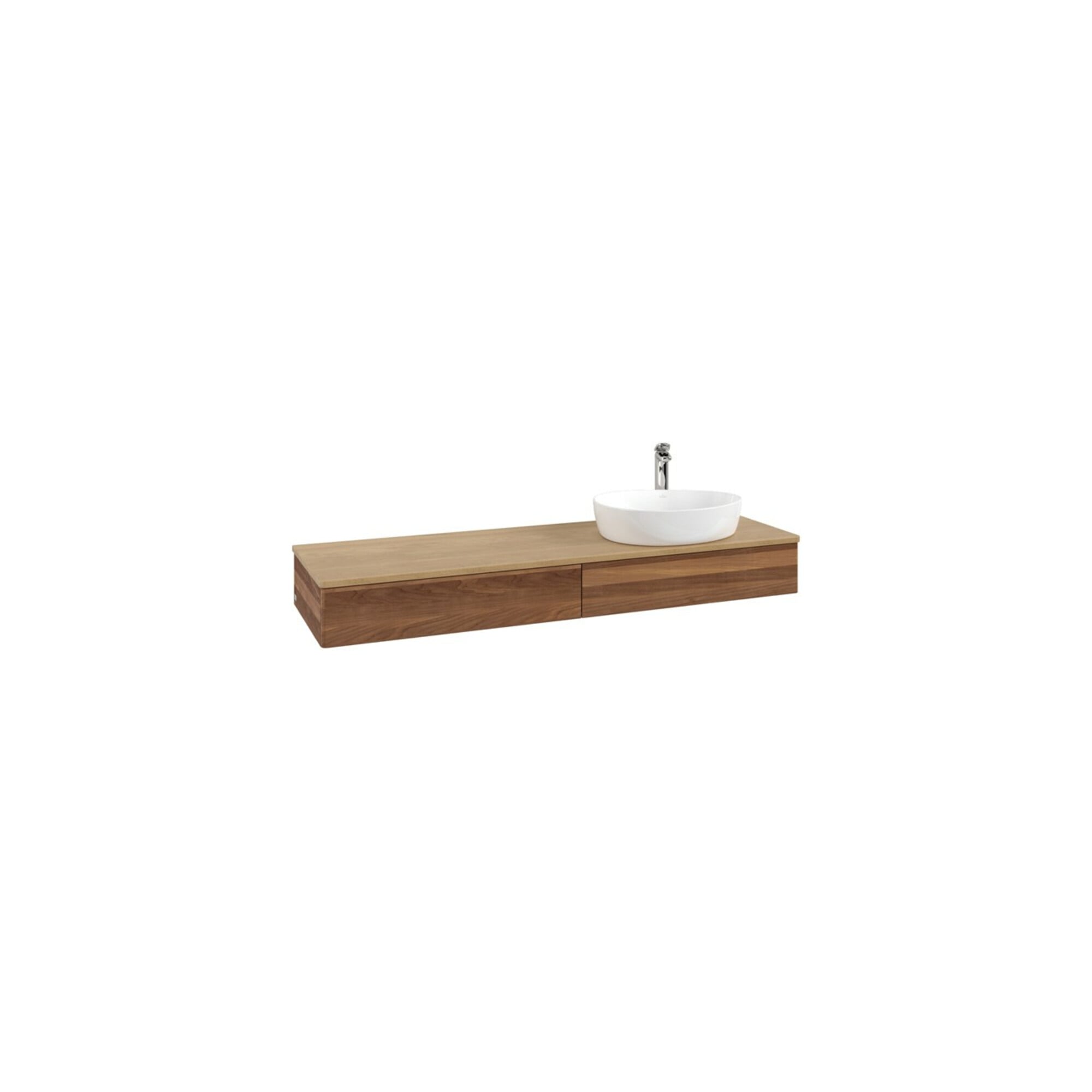 V&B Waschtischunterschrank ohne Frontstruktur Antao 160x50cm, HL, WBP-farbe hon. Oa, w. wal ; Villeroy & Boch