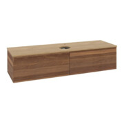 V&B Waschtischunterschrank ohne Frontstruktur Antao 160x50cm, HL, WBP-farbe hon. Oa, w. wal