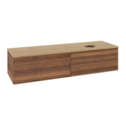 V&B Waschtischunterschrank ohne Frontstruktur Antao 160x50cm, HL, WBP-farbe hon. Oa, w. wal-3