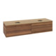 V&B Waschtischunterschrank ohne Frontstruktur Antao 160x50cm, HL, WBP-farbe hon. Oa, w. wal-3