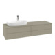 V&B Waschtischunterschrank ohne Frontstruktur Antao 160x50cm, HL, WBP-farbe Lac, si Gr m Lac-1