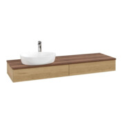 V&B Waschtischunterschrank ohne Frontstruktur Antao 160x50cm, HL, WBP-farbe w. wal, hon. Oa