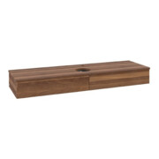 V&B Waschtischunterschrank ohne Frontstruktur Antao 160x50cm, HL, WBP-farbe w. wal, w. wal