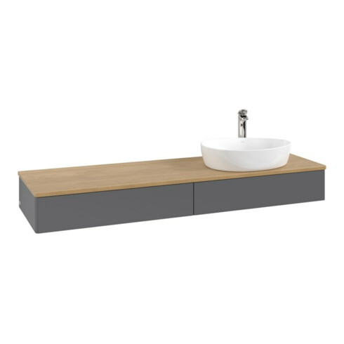 V&B Waschtischunterschrank ohne Frontstruktur Antao 160x50cm, HL, WBP hon. Oa, A m Lac