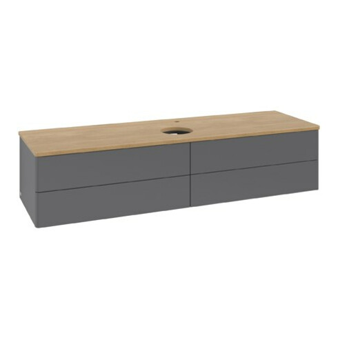 V&B Waschtischunterschrank ohne Frontstruktur Antao 160x50cm, HL, WBP hon. Oa, A m Lac