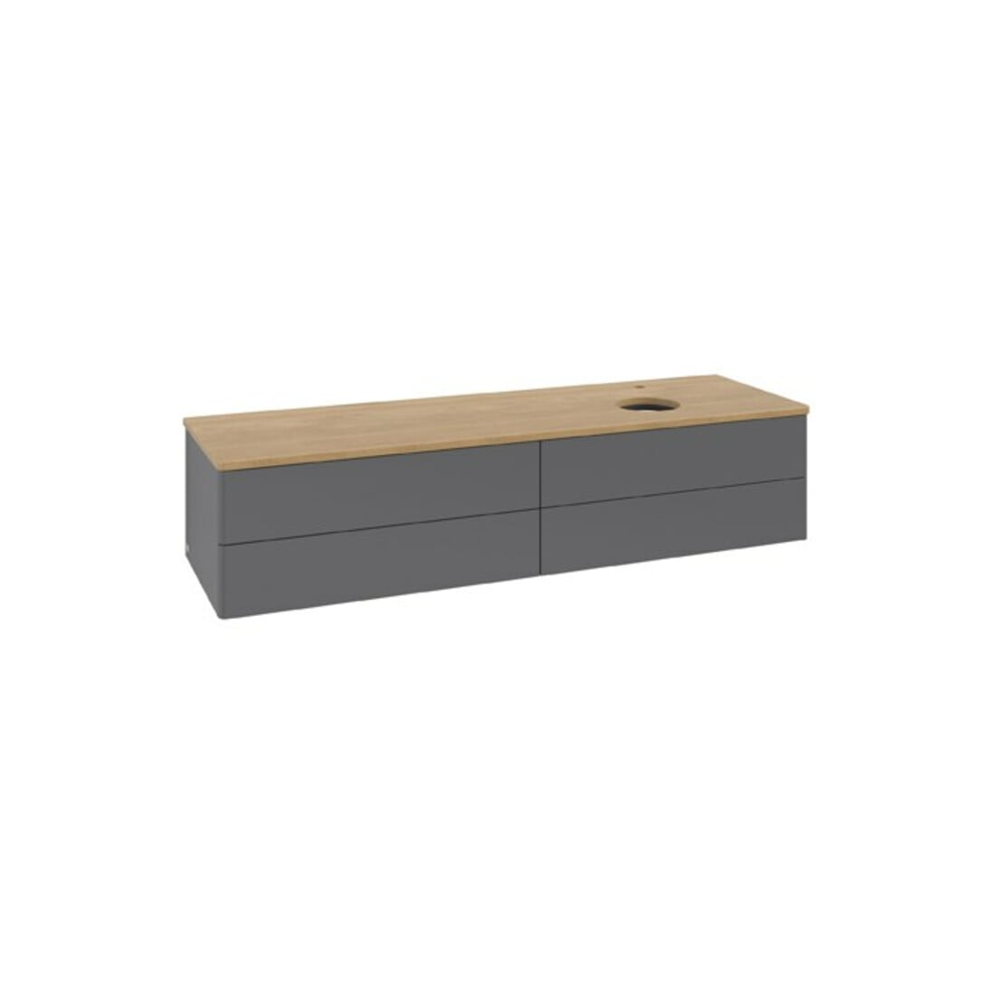 V&B Waschtischunterschrank ohne Frontstruktur Antao 160x50cm, HL, WBP hon. Oa, A m Lac