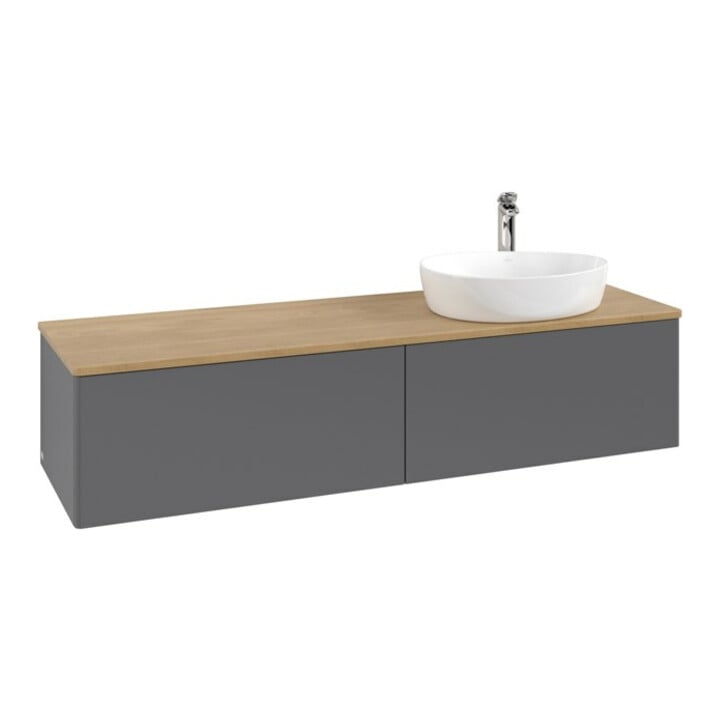 V&B Waschtischunterschrank ohne Frontstruktur Antao 160x50cm, HL, WBP hon. Oa, A m Lac