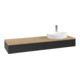 V&B Waschtischunterschrank ohne Frontstruktur Antao 160x50cm, HL, WBP hon. Oa, bla m Lac-1