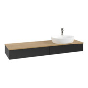 V&B Waschtischunterschrank ohne Frontstruktur Antao 160x50cm, HL, WBP hon. Oa, bla m Lac