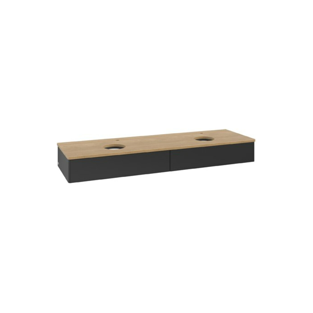 V&B Waschtischunterschrank ohne Frontstruktur Antao 160x50cm, HL, WBP hon. Oa, bla m Lac