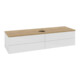 V&B Waschtischunterschrank ohne Frontstruktur Antao 160x50cm, HL, WBP hon. Oa, glo wh. Lac-1