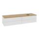 V&B Waschtischunterschrank ohne Frontstruktur Antao 160x50cm, HL, WBP hon. Oa, glo wh. Lac-3