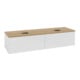 V&B Waschtischunterschrank ohne Frontstruktur Antao 160x50cm, HL, WBP hon. Oa, glo wh. Lac-1
