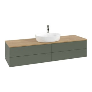 V&B Waschtischunterschrank ohne Frontstruktur Antao 160x50cm, HL, WBP hon. Oa, lea gre. m La