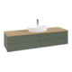 V&B Waschtischunterschrank ohne Frontstruktur Antao 160x50cm, HL, WBP hon. Oa, lea gre. m La-1