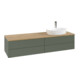 V&B Waschtischunterschrank ohne Frontstruktur Antao 160x50cm, HL, WBP hon. Oa, lea gre. m La-3