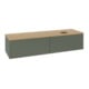 V&B Waschtischunterschrank ohne Frontstruktur Antao 160x50cm, HL, WBP hon. Oa, lea gre. m La-1