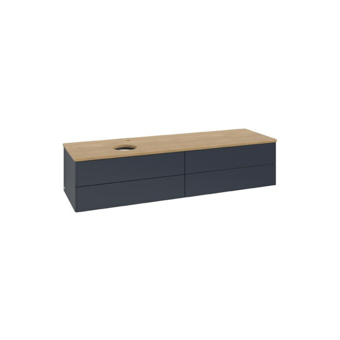 V&B Waschtischunterschrank ohne Frontstruktur Antao 160x50cm, HL, WBP hon. Oa, md bl. m Lac