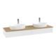 V&B Waschtischunterschrank ohne Frontstruktur Antao 160x50cm, HL, WBP hon. Oa, wh. m Lac-1
