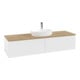 V&B Waschtischunterschrank ohne Frontstruktur Antao 160x50cm, HL, WBP hon. Oa, wh. m Lac-3