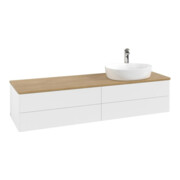 V&B Waschtischunterschrank ohne Frontstruktur Antao 160x50cm, HL, WBP hon. Oa, wh. m Lac-4