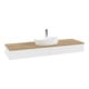 V&B Waschtischunterschrank ohne Frontstruktur Antao 160x50cm, HL, WBP hon. Oa, wh. m Lac-1