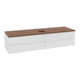 V&B Waschtischunterschrank ohne Frontstruktur Antao 160x50cm, HL, WBP w. wal, glo wh. Lac-3