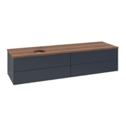 V&B Waschtischunterschrank ohne Frontstruktur Antao 160x50cm, HL, WBP w. wal, md bl. m Lac