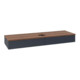 V&B Waschtischunterschrank ohne Frontstruktur Antao 160x50cm, HL, WBP w. wal, md bl. m Lac-1