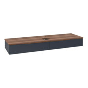 V&B Waschtischunterschrank ohne Frontstruktur Antao 160x50cm, HL, WBP w. wal, md bl. m Lac