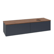 V&B Waschtischunterschrank ohne Frontstruktur Antao 160x50cm, HL, WBP w. wal, md bl. m Lac