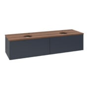 V&B Waschtischunterschrank ohne Frontstruktur Antao 160x50cm, HL, WBP w. wal, md bl. m Lac