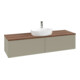 V&B Waschtischunterschrank ohne Frontstruktur Antao 160x50cm, HL, WBP w. wal, st. Gr m Lac-1