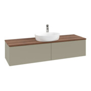 V&B Waschtischunterschrank ohne Frontstruktur Antao 160x50cm, HL, WBP w. wal, st. Gr m Lac