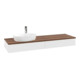 V&B Waschtischunterschrank ohne Frontstruktur Antao 160x50cm, HL, WBP w. wal, wh. m Lac-1
