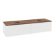 V&B Waschtischunterschrank ohne Frontstruktur Antao 160x50cm, HL, WBP w. wal, wh. m Lac-1