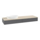 V&B Waschtischunterschrank ohne Frontstruktur Antao 160x50cm, WBP botti., Anthrac. m Lac-3