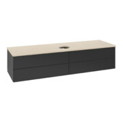 V&B Waschtischunterschrank ohne Frontstruktur Antao 160x50cm, WBP-farbe botti., bla m Lac