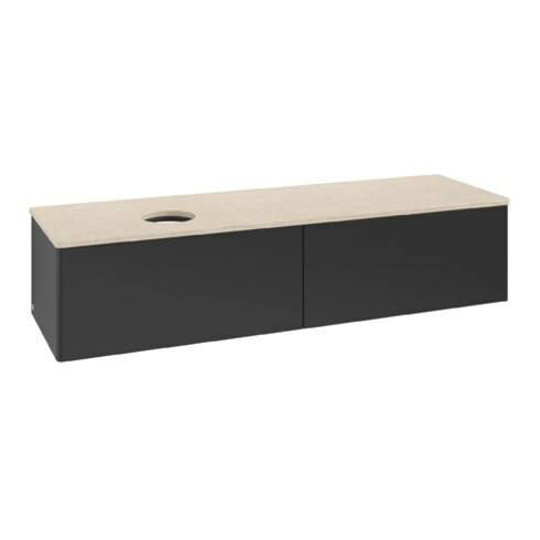 V&B Waschtischunterschrank ohne Frontstruktur Antao 160x50cm, WBP-farbe botti., bla m Lac