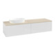 V&B Waschtischunterschrank ohne Frontstruktur Antao 160x50cm, WBP-farbe botti., glo wh. Lac-1