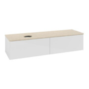 V&B Waschtischunterschrank ohne Frontstruktur Antao 160x50cm, WBP-farbe botti., glo wh. Lac-3