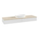 V&B Waschtischunterschrank ohne Frontstruktur Antao 160x50cm, WBP-farbe botti., glo wh. Lac-1