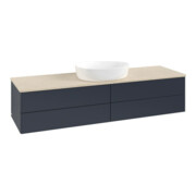 V&B Waschtischunterschrank ohne Frontstruktur Antao 160x50cm, WBP-farbe botti., md bl. m Lac