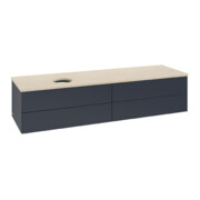 V&B Waschtischunterschrank ohne Frontstruktur Antao 160x50cm, WBP-farbe botti., md bl. m Lac-4