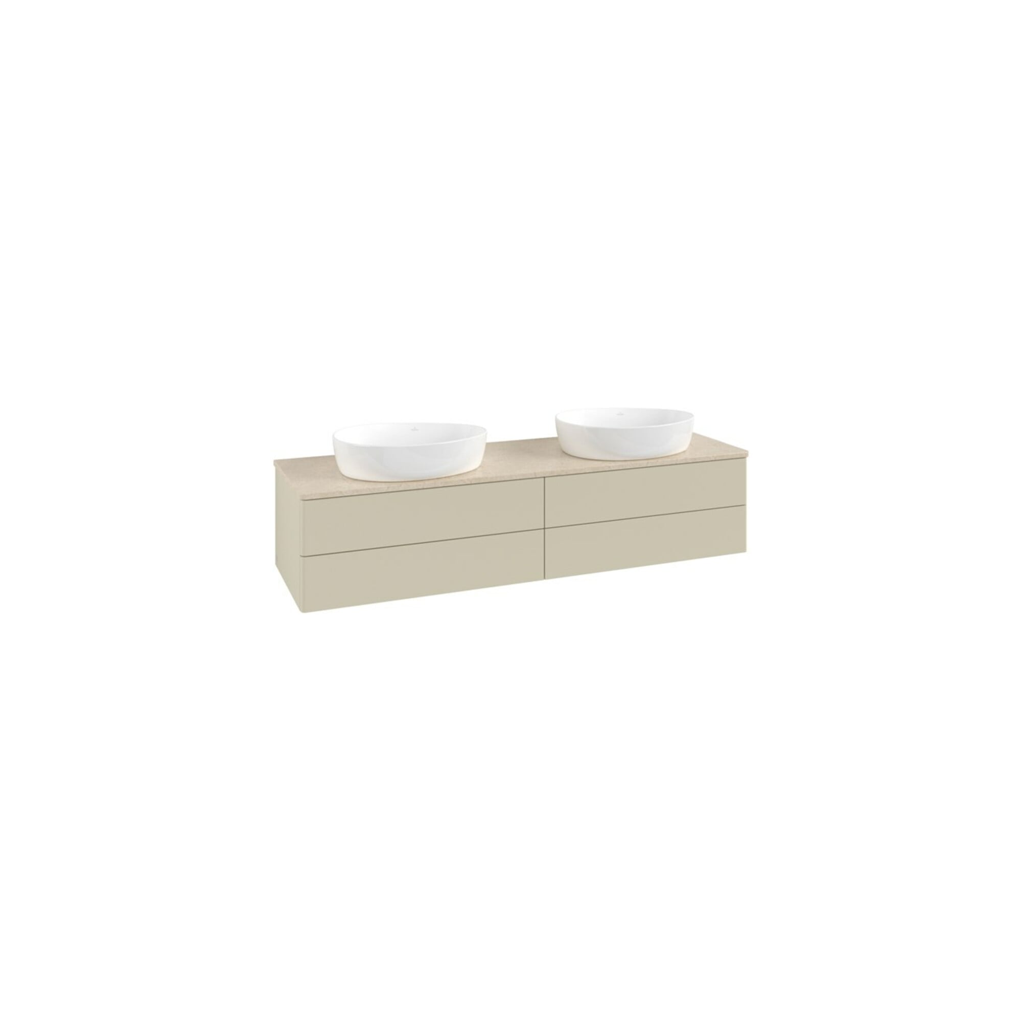 V&B Waschtischunterschrank ohne Frontstruktur Antao 160x50cm, WBP-farbe botti., si Gr m Lac ; Villeroy & Boch