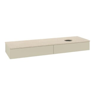 V&B Waschtischunterschrank ohne Frontstruktur Antao 160x50cm, WBP-farbe botti., si Gr m Lac