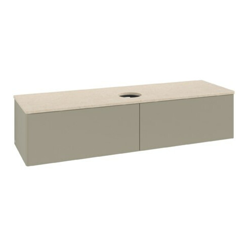 V&B Waschtischunterschrank ohne Frontstruktur Antao 160x50cm, WBP-farbe botti., st. Gr m Lac