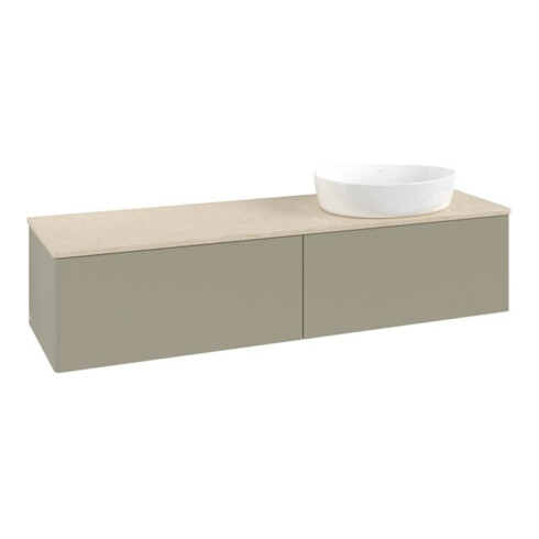 V&B Waschtischunterschrank ohne Frontstruktur Antao 160x50cm, WBP-farbe botti., st. Gr m Lac