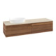 V&B Waschtischunterschrank ohne Frontstruktur Antao 160x50cm, WBP-farbe botti., warm walnut-3